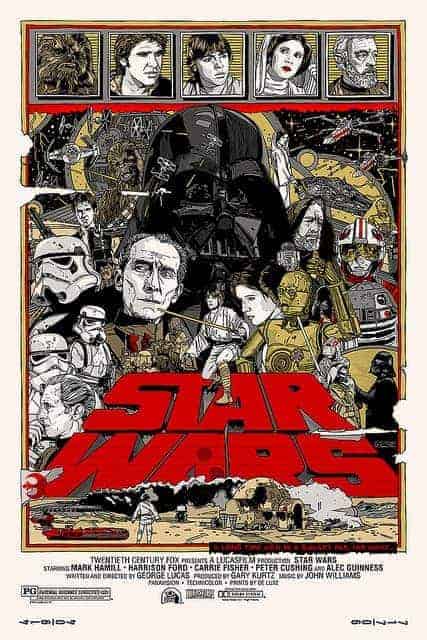 Mondo Original Trilogy Star Wars Prints by Tyler Stout