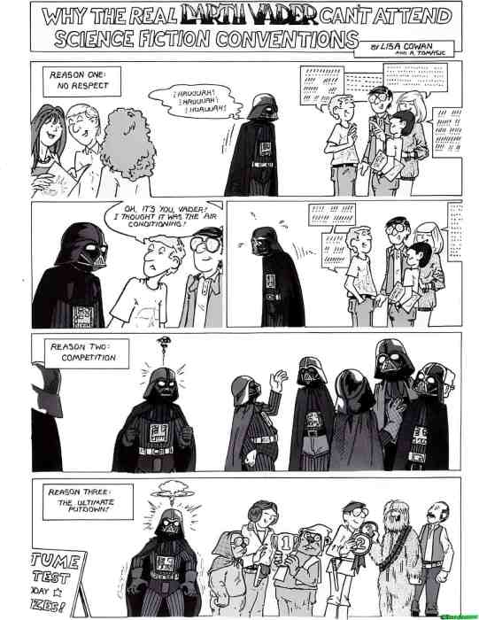 Why The Real Darth Vader Can't Attend Science Fiction Conventions