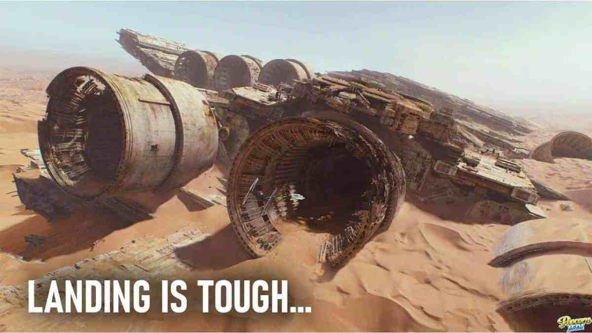The Physics Of Landing A Mile Long Starship Is Insane…
