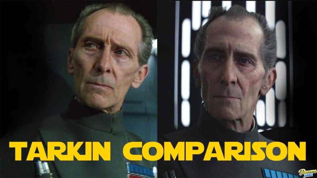 Cgi Tarkin Vs Real Tarkin Comparison